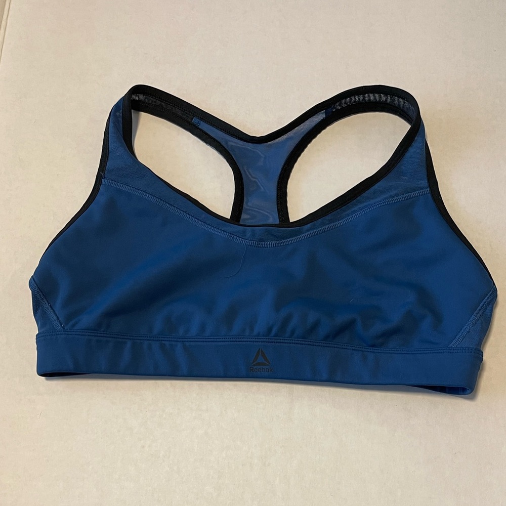 Reebok Sports Bra Dark Blue Large